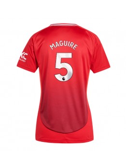 Manchester United Harry Maguire #5 Zenski Domaci Dres 2024-25 Kratak Rukavima